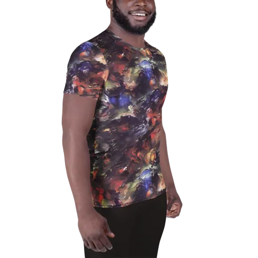 Twisted Terra on a Men's Athletic T-Shirt