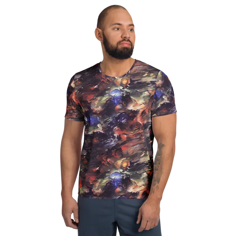 Twisted Terra on Men's Athletic T-Shirt — Front