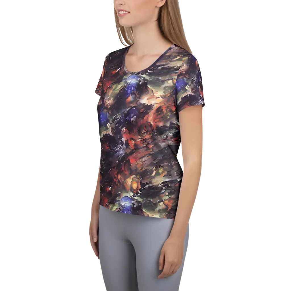 Twisted Terra on Women's Athletic T-Shirt — Left