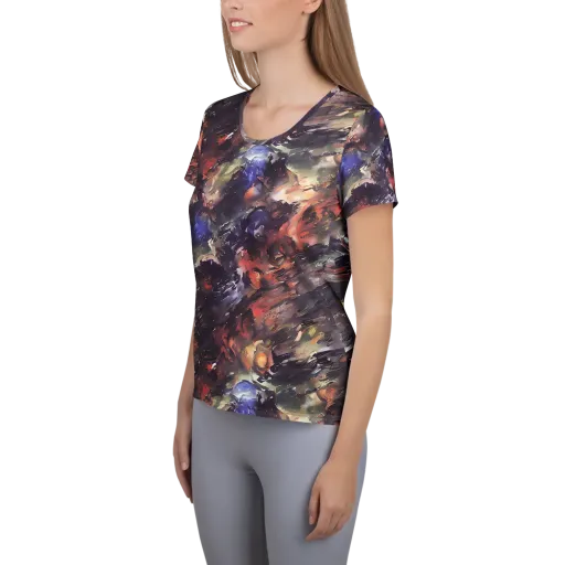 Twisted Terra on a Women's Athletic T-Shirt