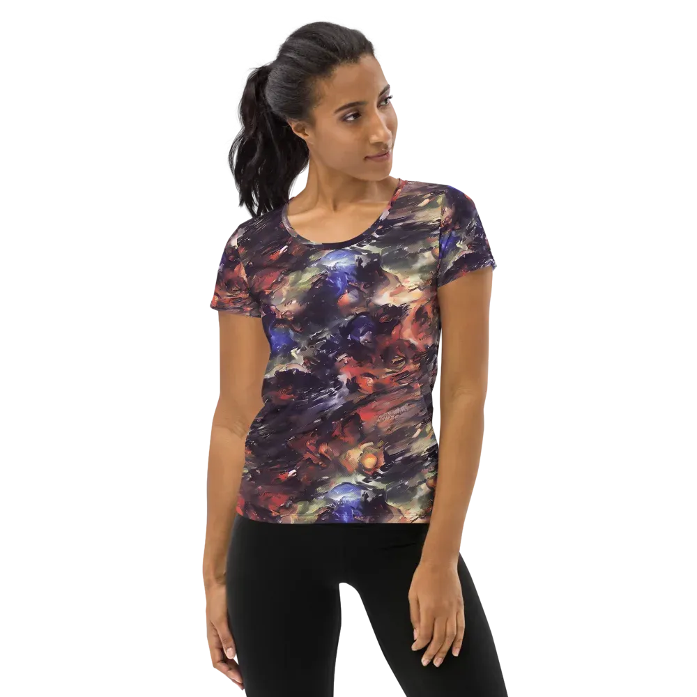 Twisted Terra on Women's Athletic T-Shirt — Front