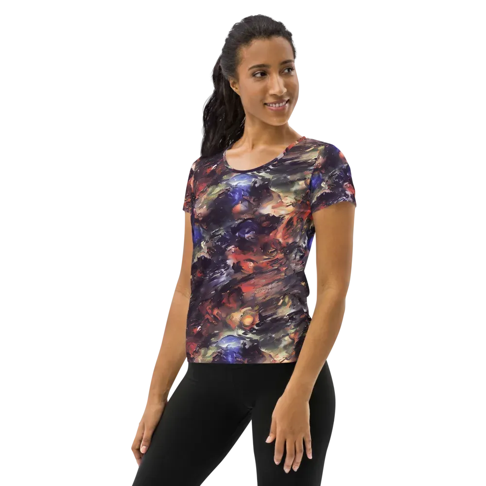 Twisted Terra on Women's Athletic T-Shirt — Left