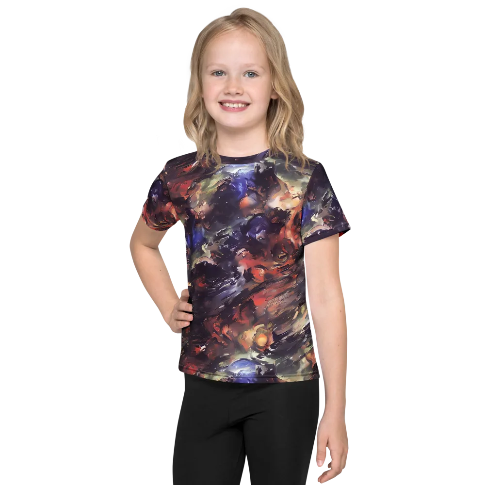 Twisted Terra on Kids Crew Neck T-Shirt — Front