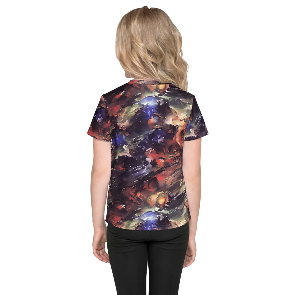 Twisted Terra on Kids Crew Neck T-Shirt — Back