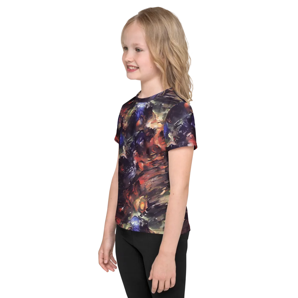 Twisted Terra on Kids Crew Neck T-Shirt — Left