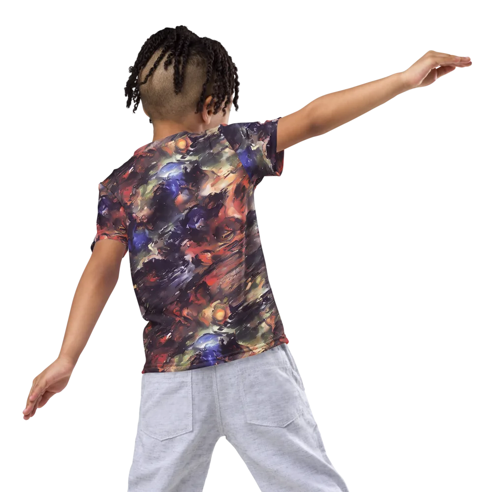 Twisted Terra on Kids Crew Neck T-Shirt — Back