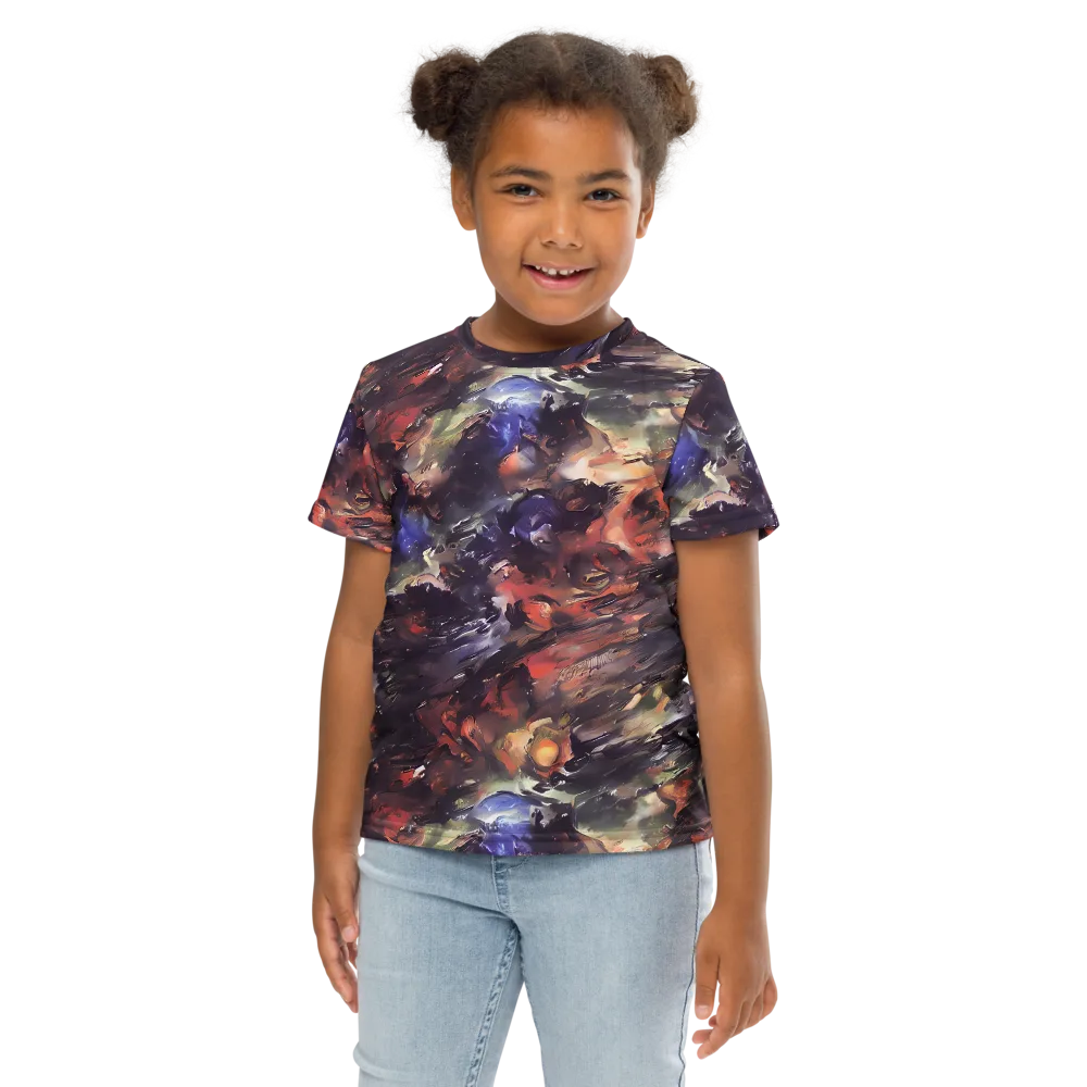 Twisted Terra on Kids Crew Neck T-Shirt — Front