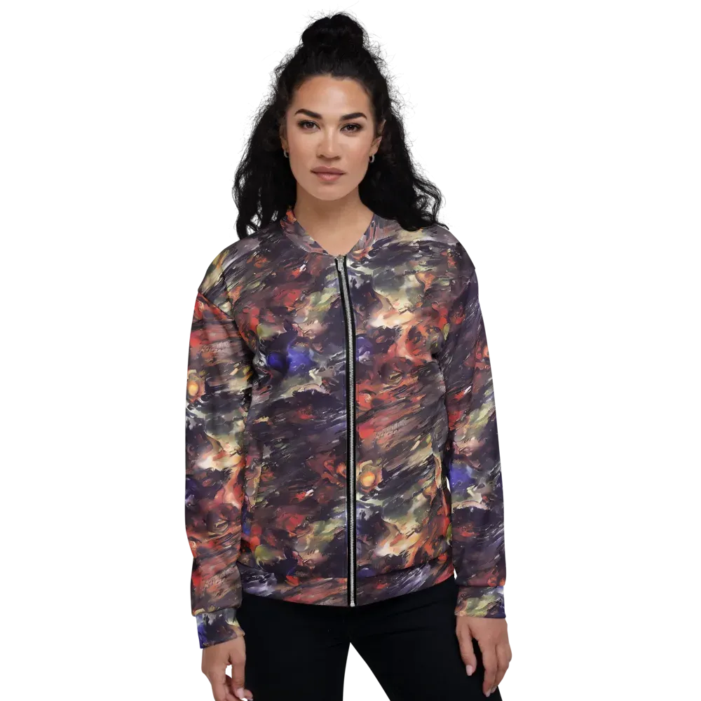 Twisted Terra on Bomber Jacket — Front