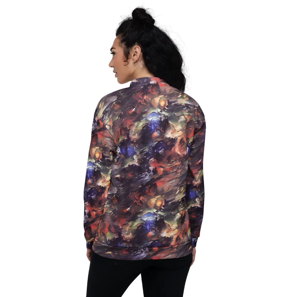 Twisted Terra on Bomber Jacket — Back