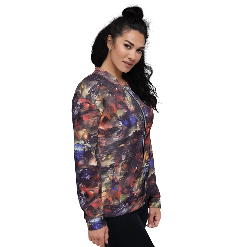 Twisted Terra on Bomber Jacket — Right