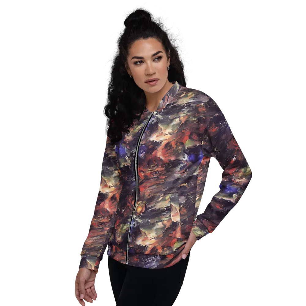 Twisted Terra on Bomber Jacket — Left