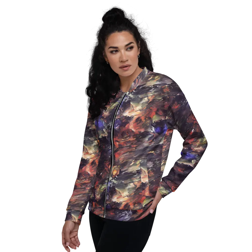 Twisted Terra on Bomber Jacket — Left
