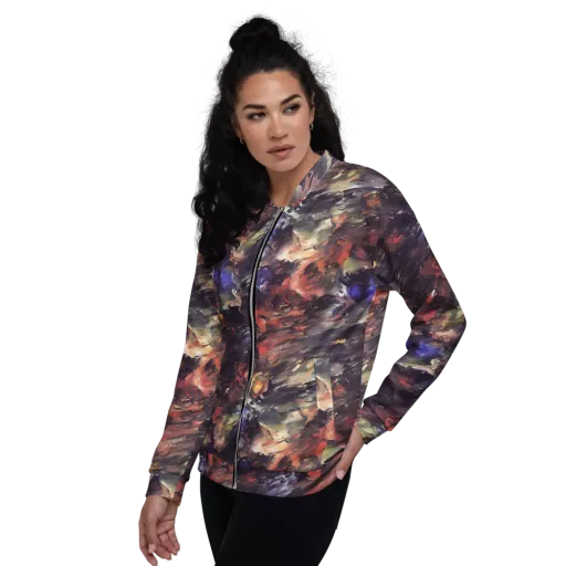Twisted Terra on a Bomber Jacket