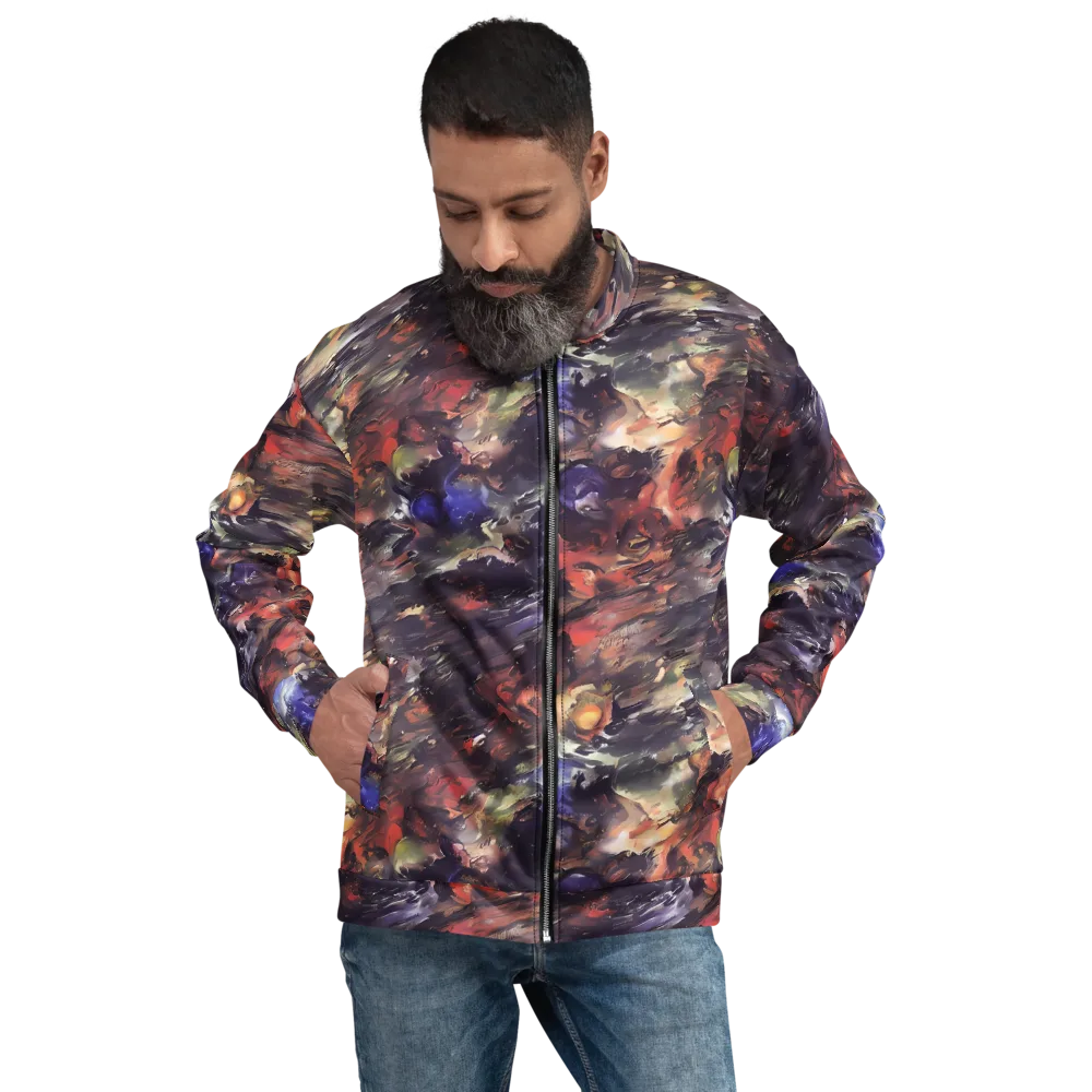 Twisted Terra on Bomber Jacket — Front