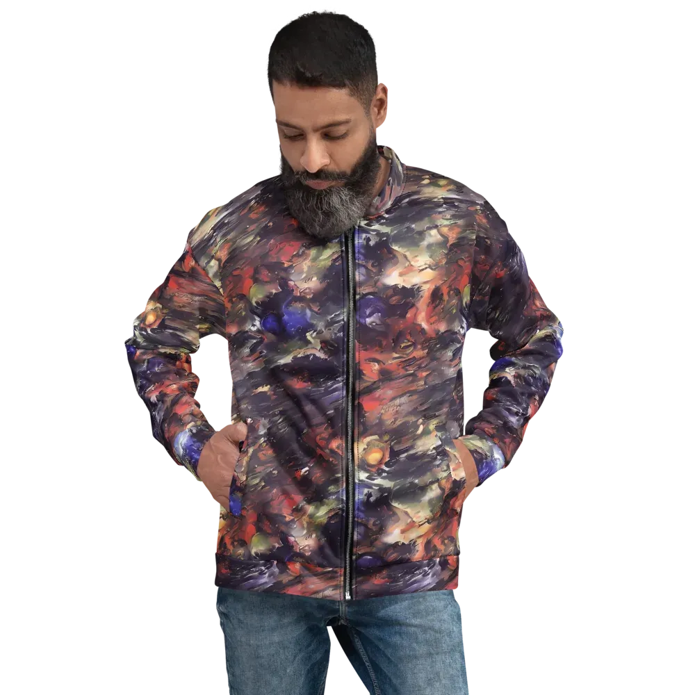 Twisted Terra on Bomber Jacket — Front