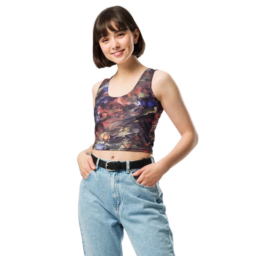 Twisted Terra on Crop Top — Front