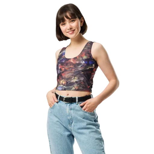 Twisted Terra on a Crop Top