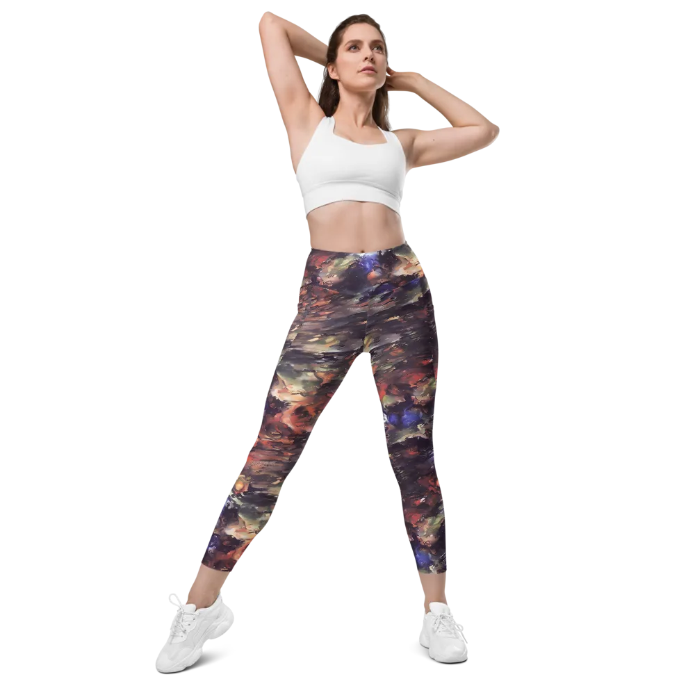 Twisted Terra on Leggings with Pockets — Front