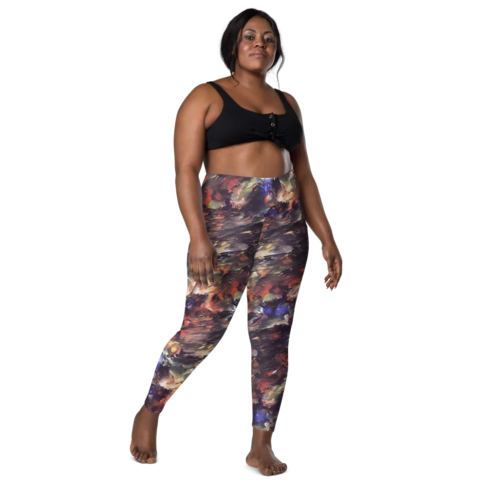 Twisted Terra on Leggings with Pockets — Front