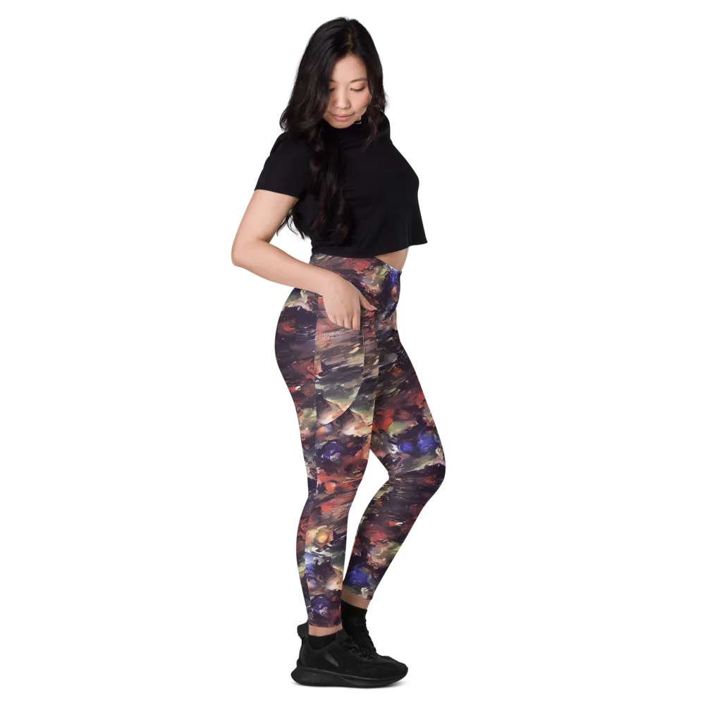 Twisted Terra on Leggings with Pockets — Right