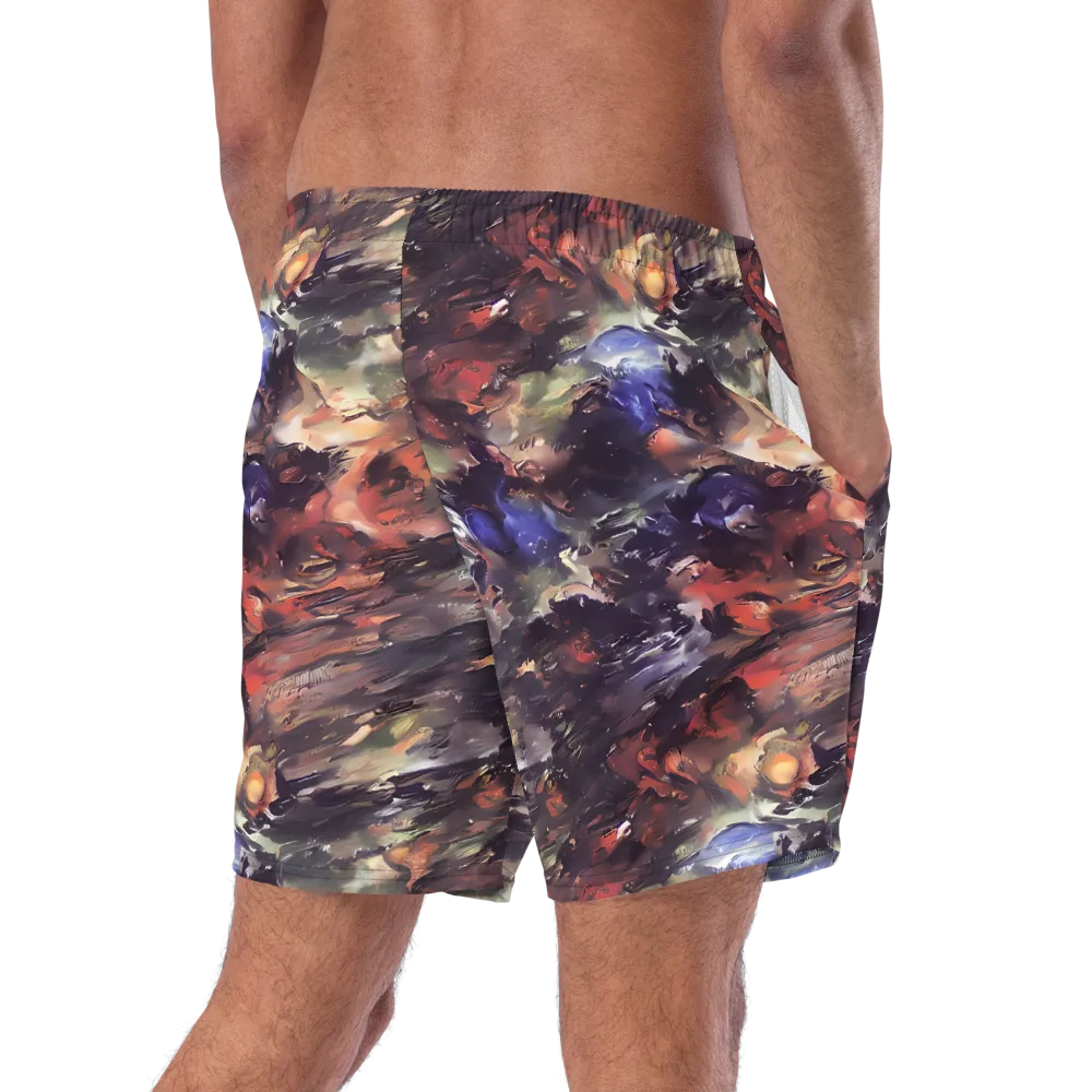 Twisted Terra on Swim Trunks — Right Back