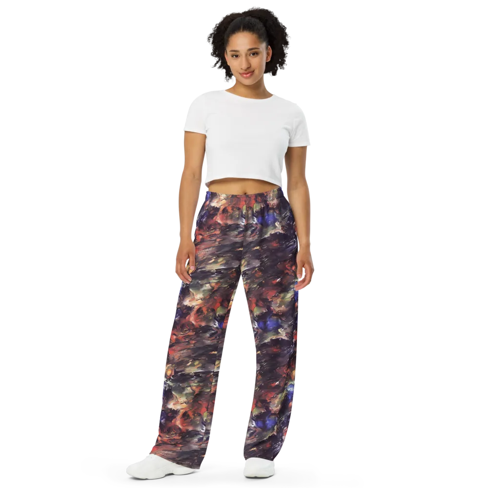 Twisted Terra on Wide-Leg Pants — Front
