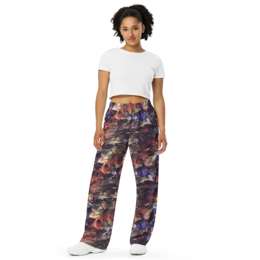 Twisted Terra on a Wide-Leg Pants