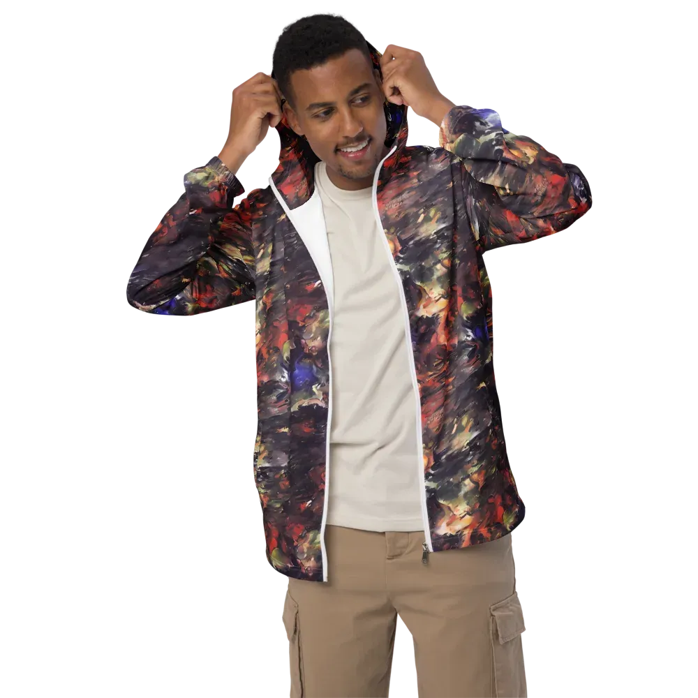 Twisted Terra on Men's Windbreaker — Front