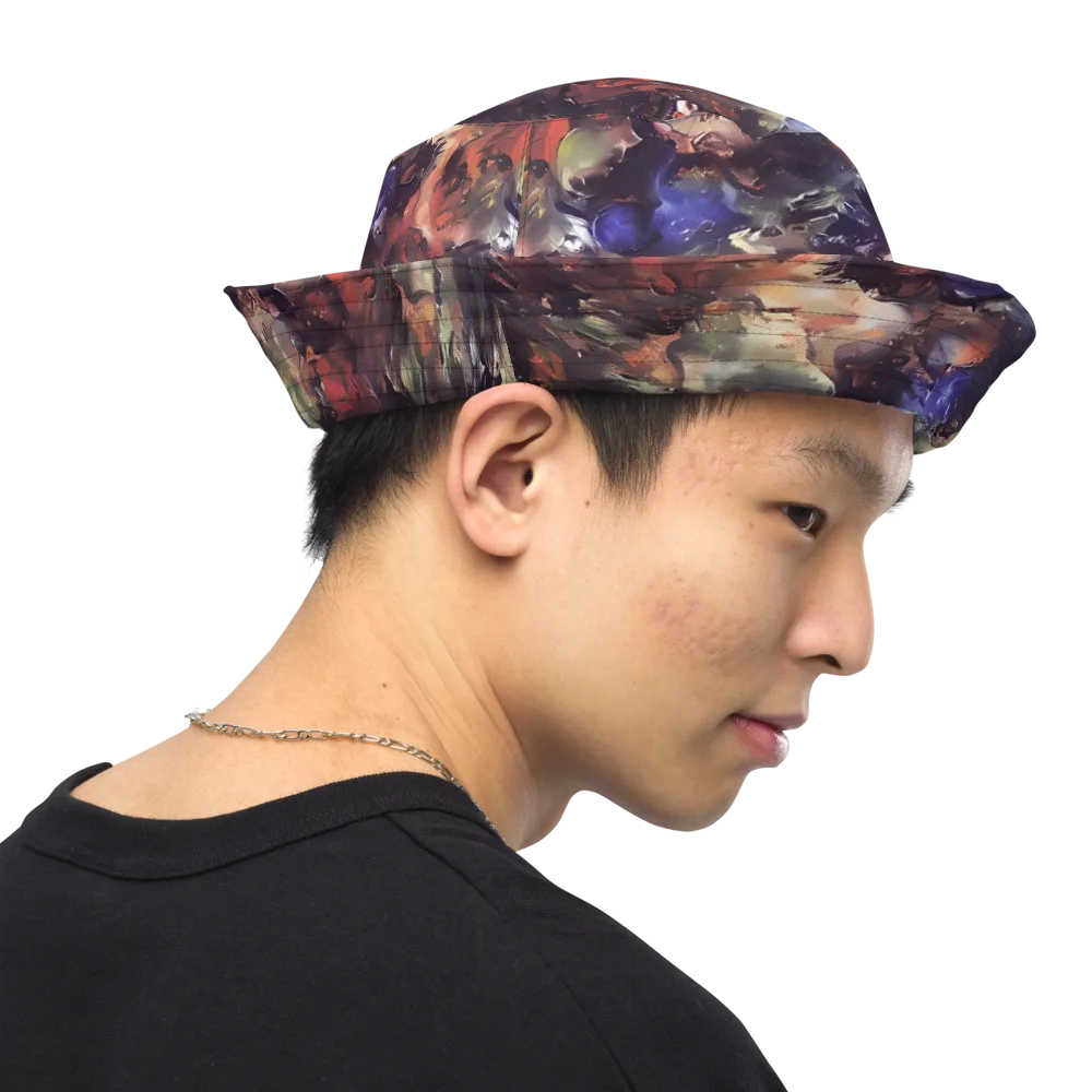 Twisted Terra on Reversible Bucket Hat — Right Outside