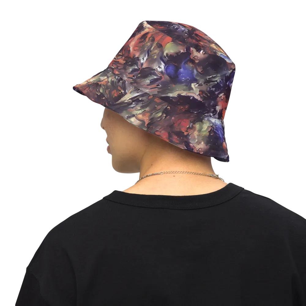 Twisted Terra on Reversible Bucket Hat — Back Inside