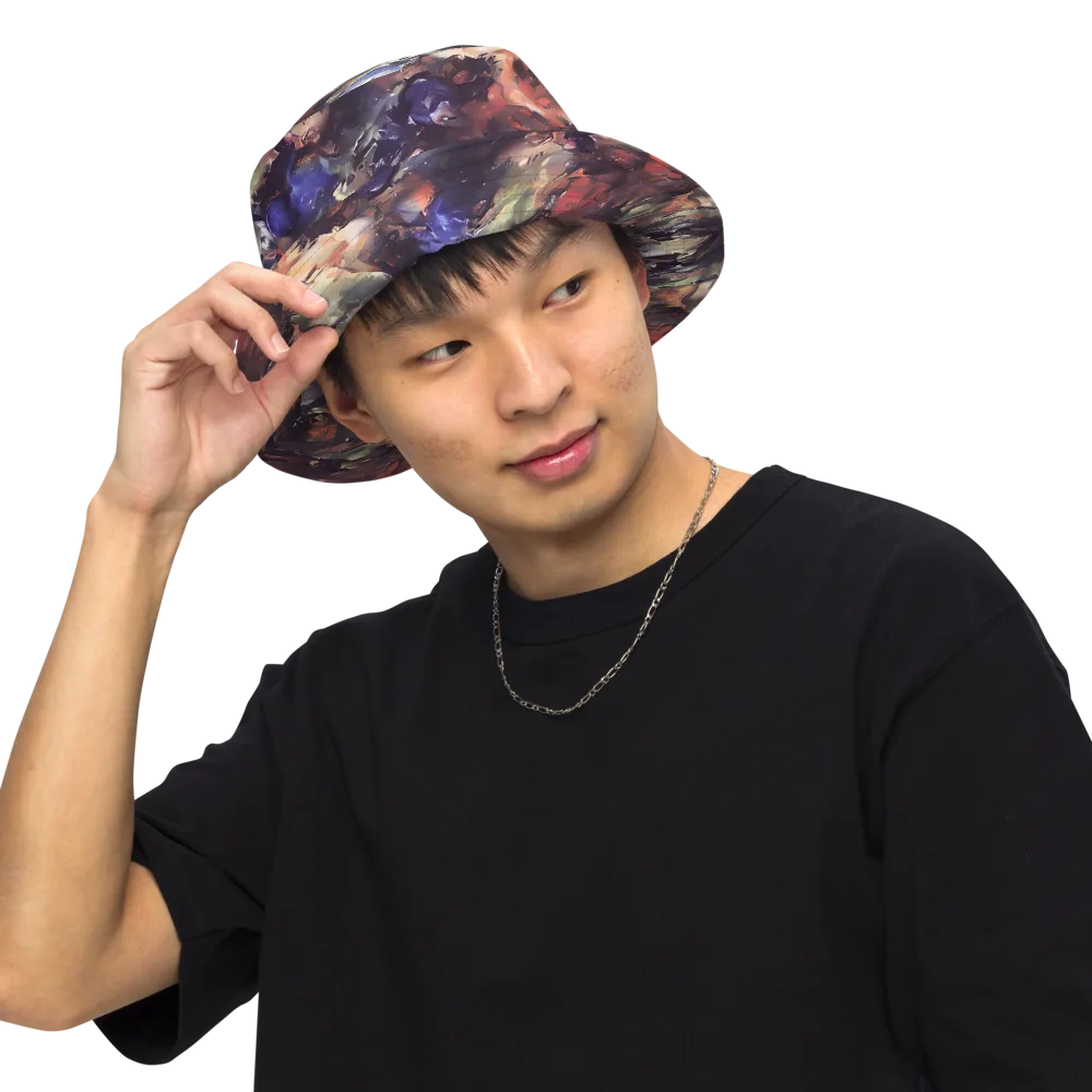 Twisted Terra on Reversible Bucket Hat — Front Inside