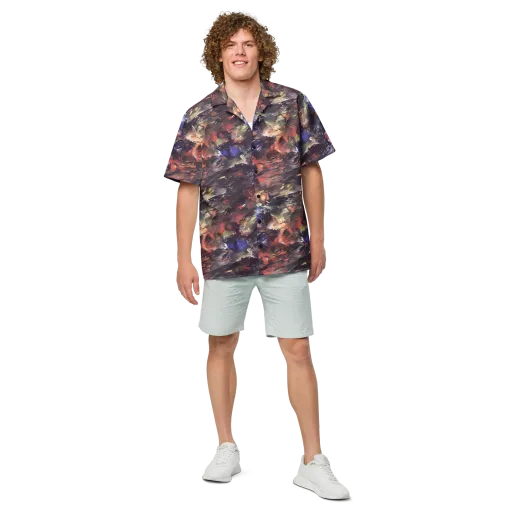 Twisted Terra on a Button Shirt