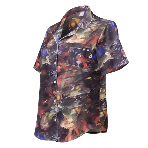 Twisted Terra on a Women's Short Sleeve Pajama Top