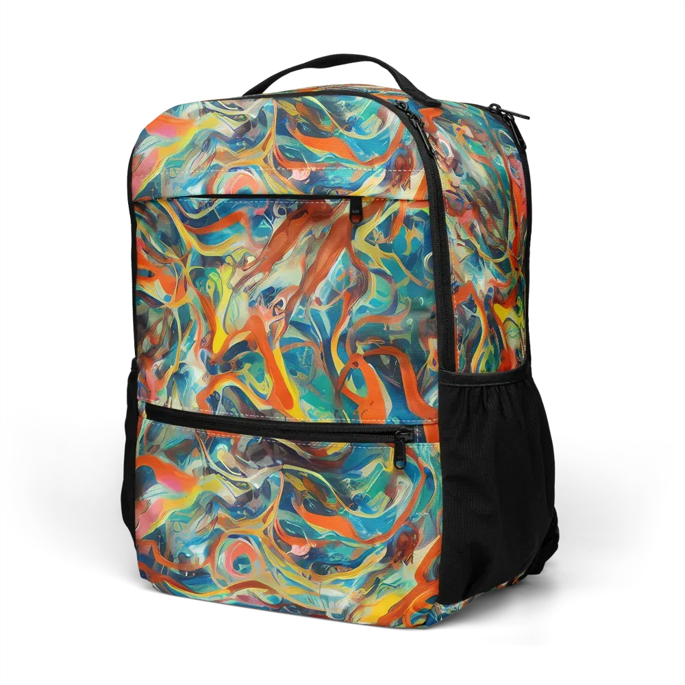 Fluid Firestorm on Utility Backpack — Left Front