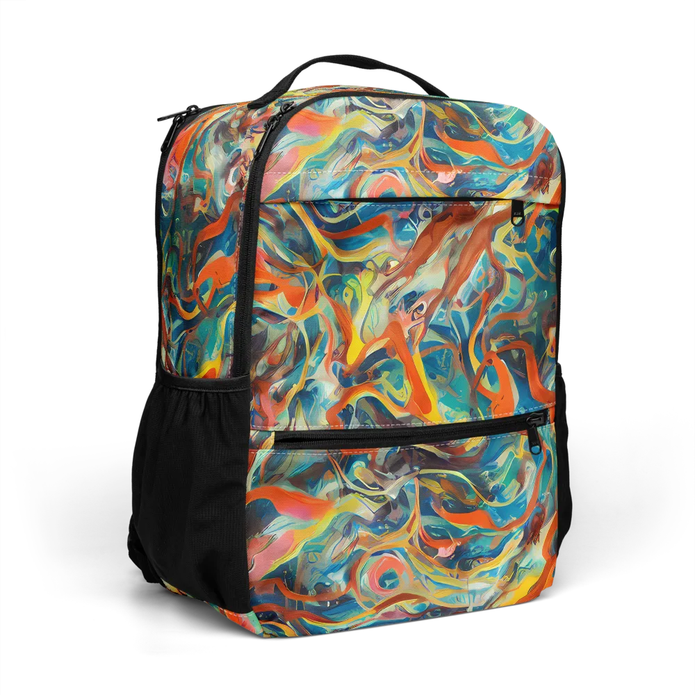 Fluid Firestorm on Utility Backpack — Right Front