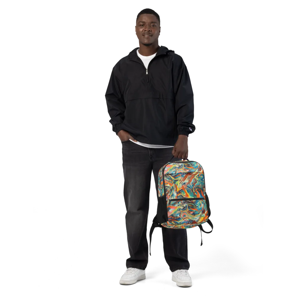 Fluid Firestorm on Utility Backpack — Front