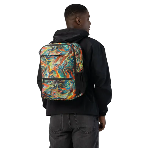 Fluid Firestorm on a Utility Backpack