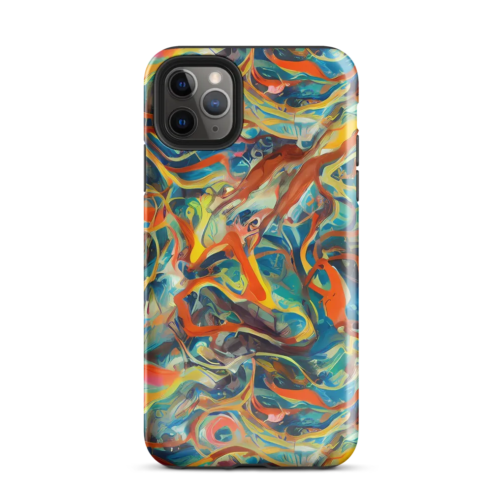Fluid Firestorm on Tough Case for iPhone® — Front