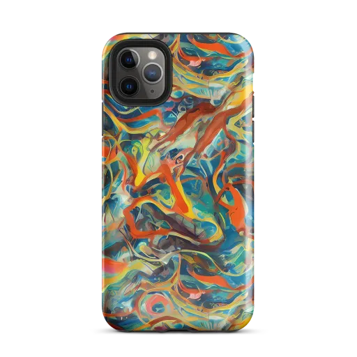 Fluid Firestorm on a Tough Case for iPhone®
