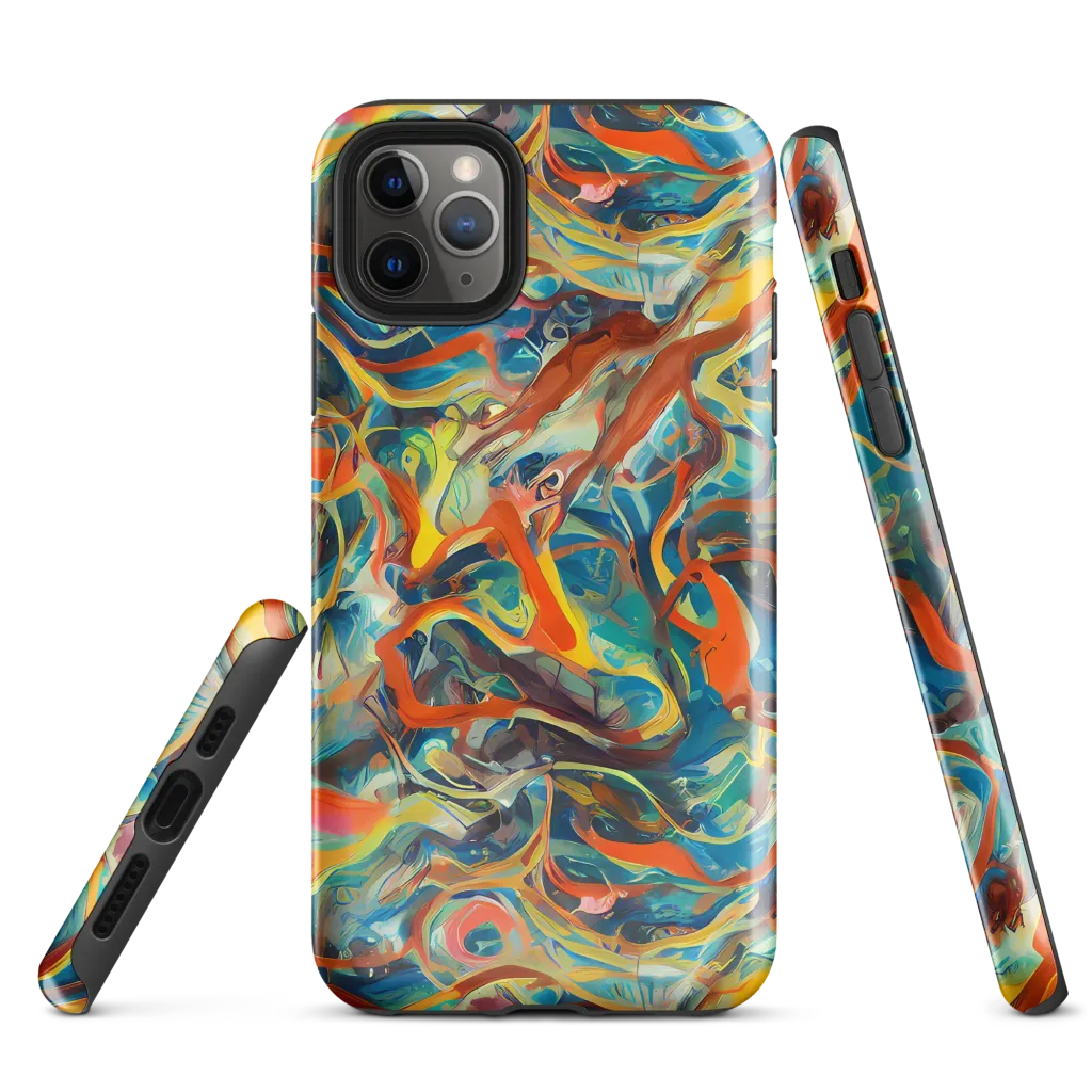 Fluid Firestorm on Tough Case for iPhone® — Front