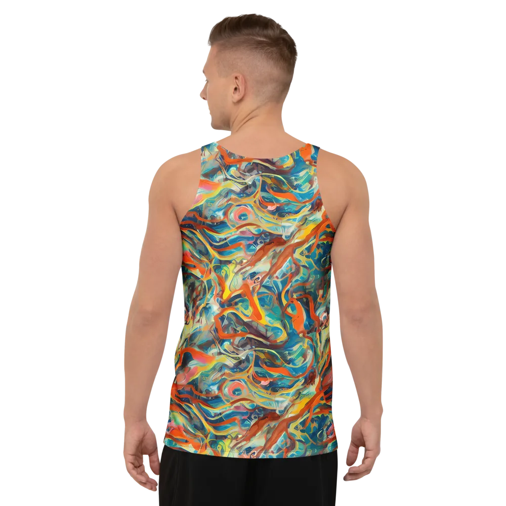 Fluid Firestorm on Men's Tank Top — Back