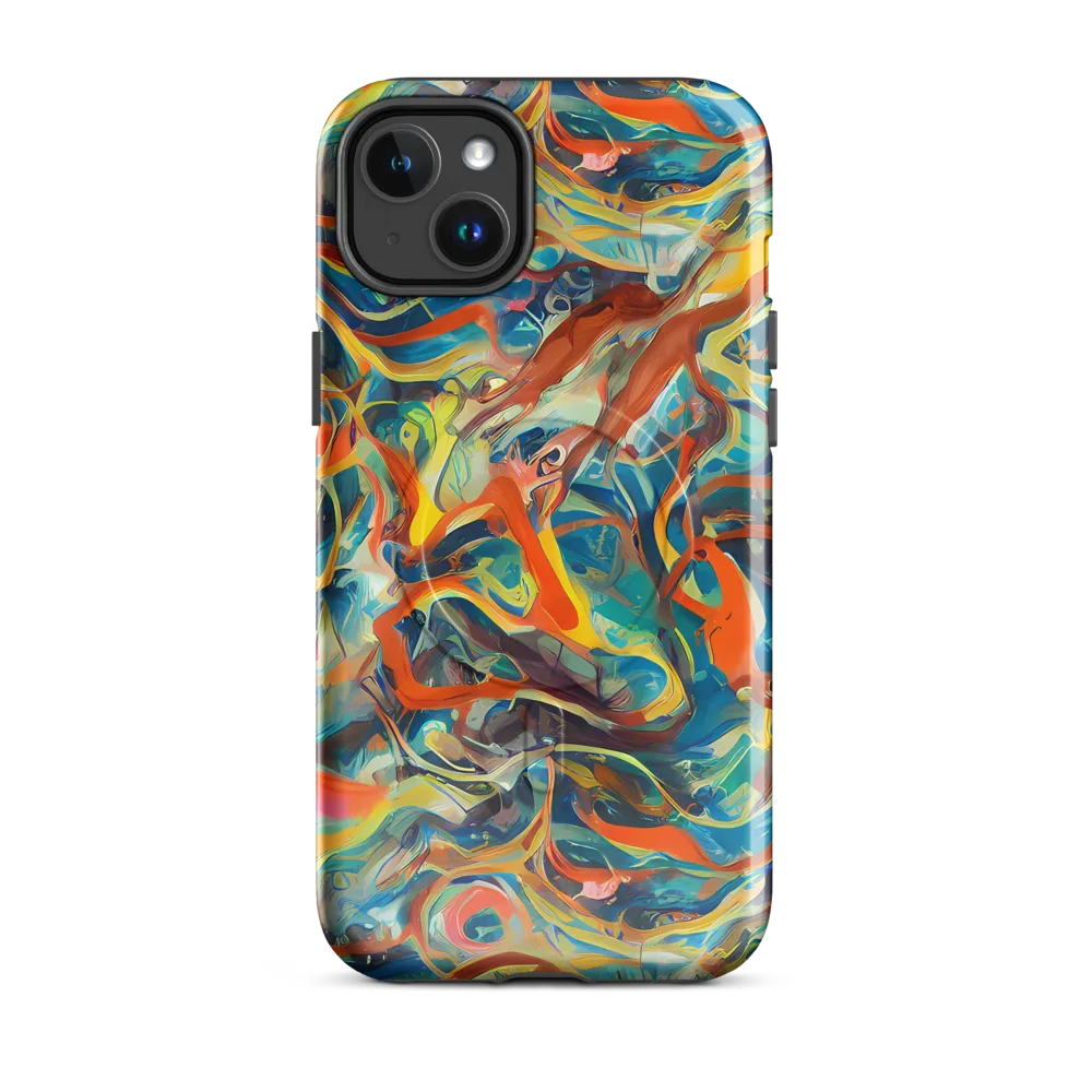 Fluid Firestorm on MagSafe Tough Case for iPhone® — Front