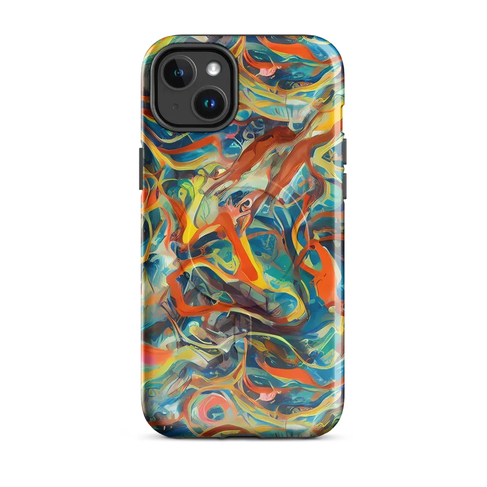 Fluid Firestorm on MagSafe Tough Case for iPhone® — Front