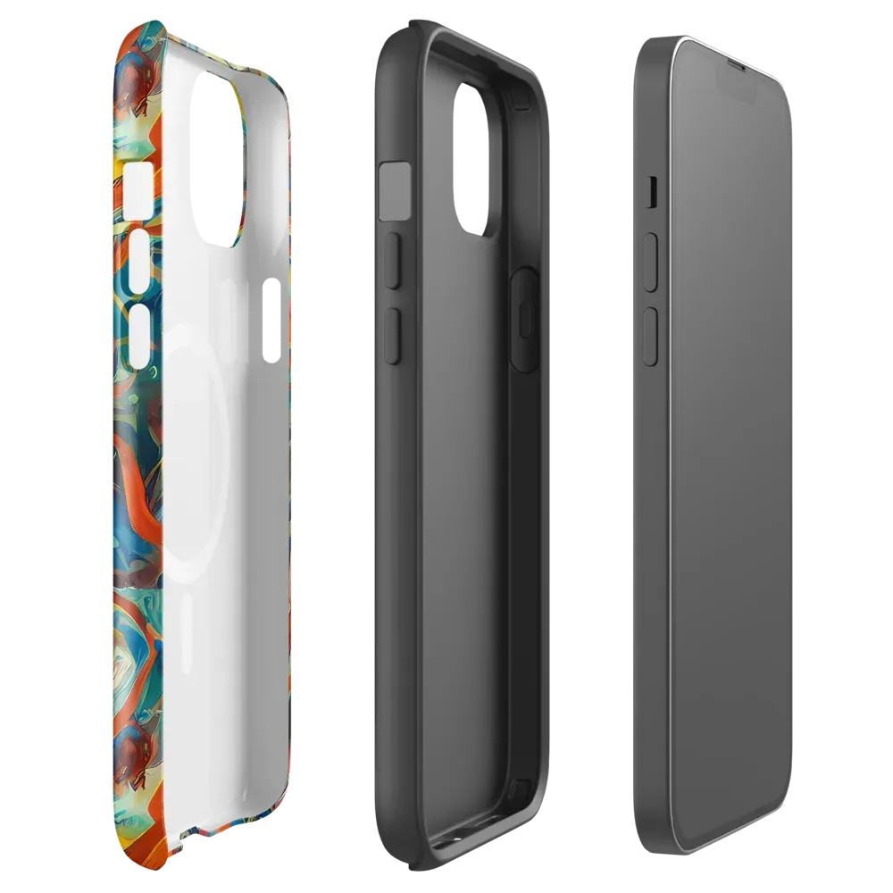 Fluid Firestorm on MagSafe Tough Case for iPhone® — Front