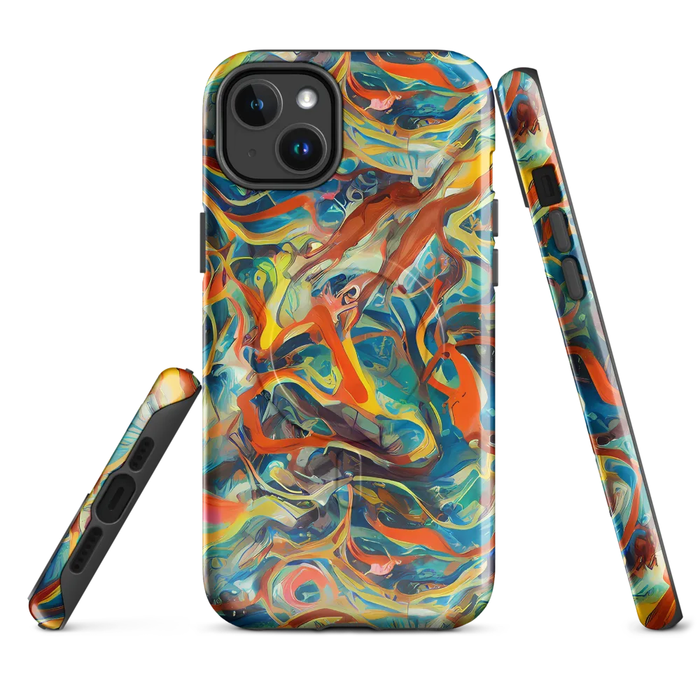 Fluid Firestorm on MagSafe Tough Case for iPhone® — Front