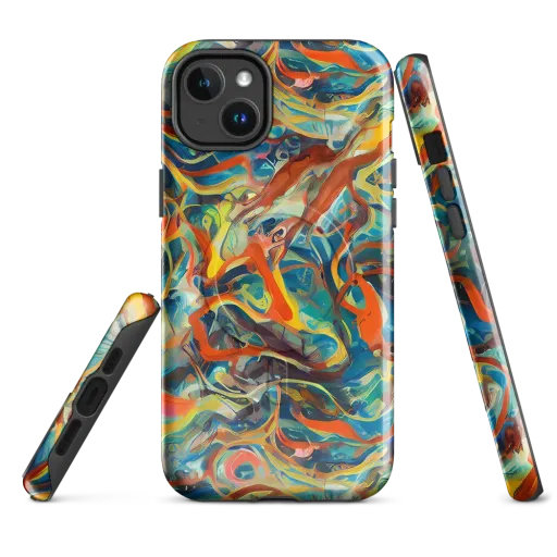 Fluid Firestorm on a MagSafe Tough Case for iPhone®