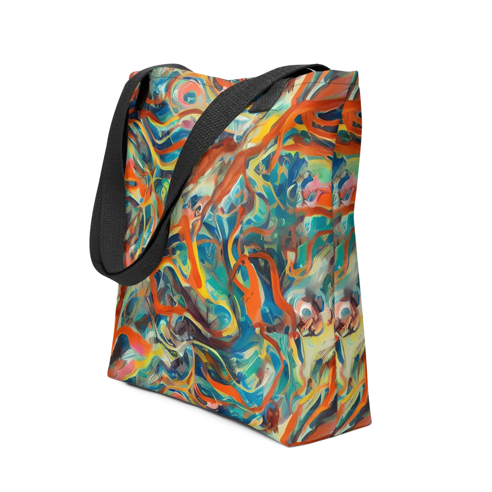Fluid Firestorm on Tote Bag — Front