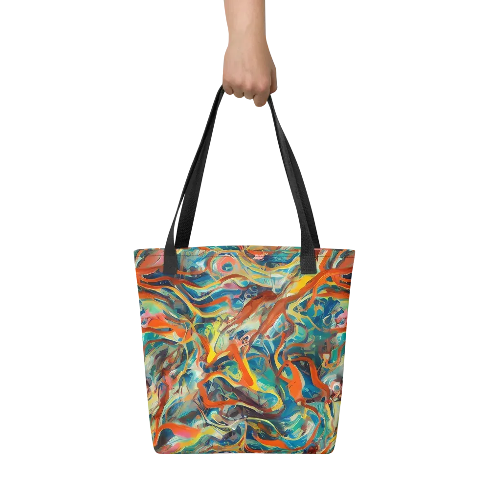 Fluid Firestorm on Tote Bag — Front
