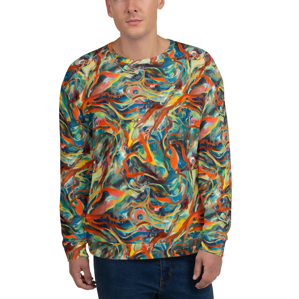 Fluid Firestorm on Sweatshirt — Front
