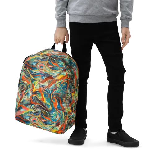 Fluid Firestorm on a Minimalist Backpack